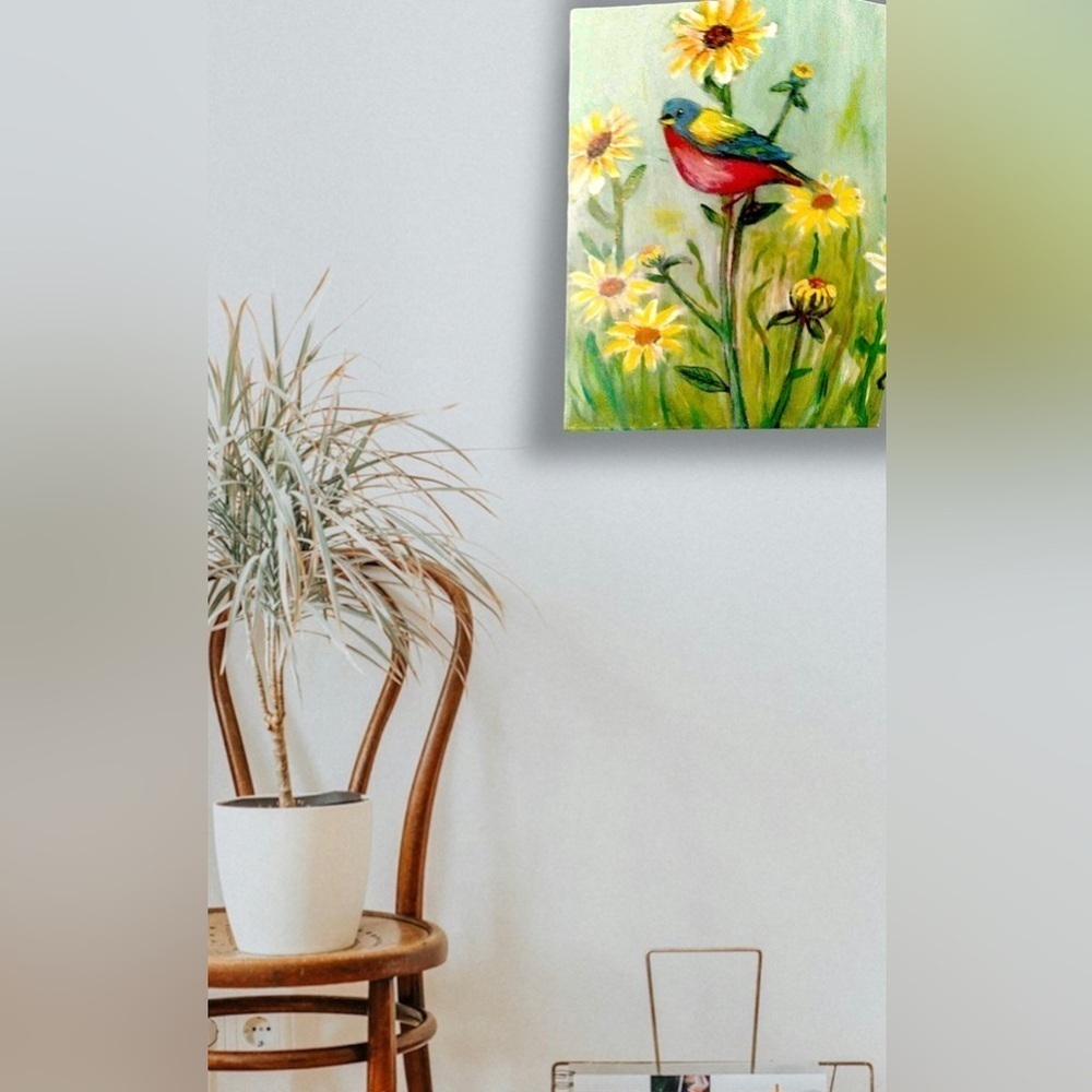 Happy times Acrylic painting - Picture 2 of 3